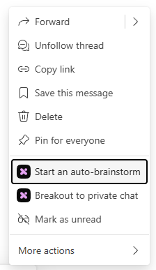 auto brainstorm